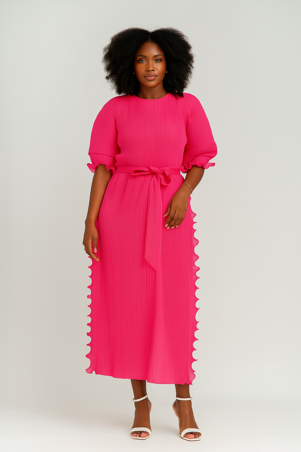 Sage Miyake Dress