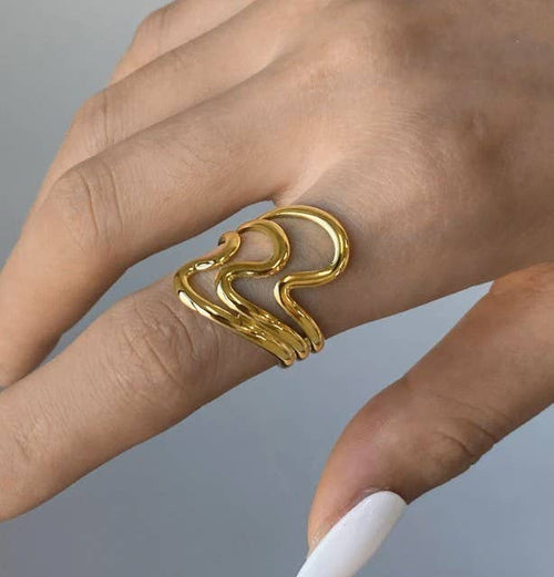 18K STAINLESS STEEL TARNISH FREE  RINGS | PB405