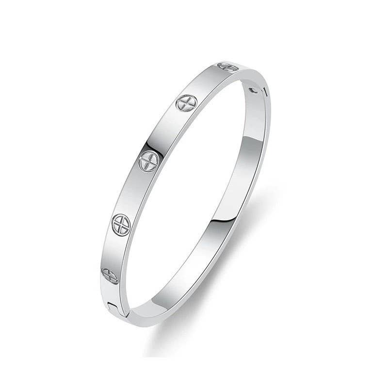 18K NON-TARNISH STAINLESS STEEL BANGLE | PB402