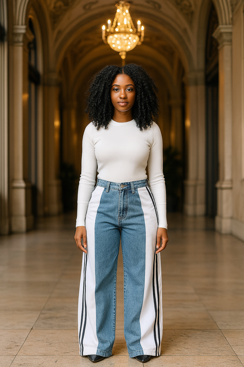 ColorBlock Jeans