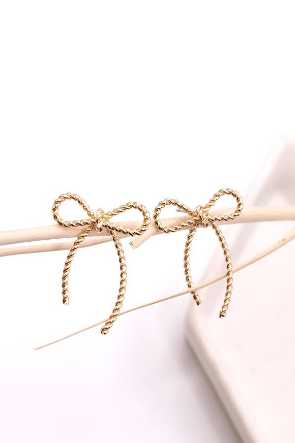 BOW STUD EARRINGS |PB408