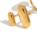 STYLISH GOLD CHUNKY OPEN RING | PB406