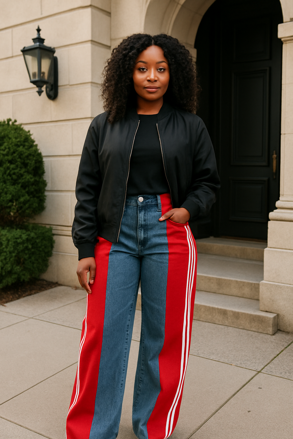 ColorBlock Jeans