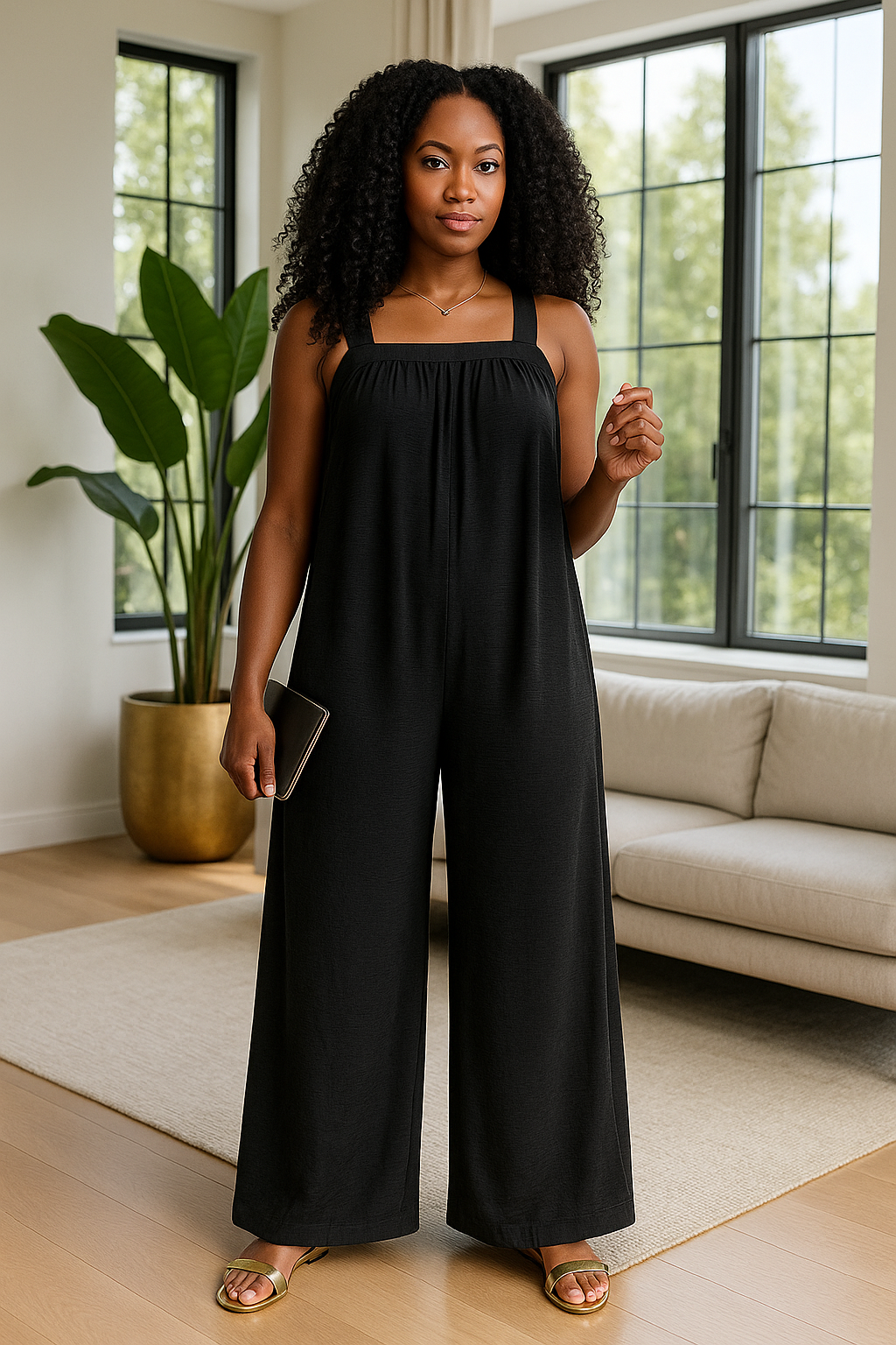 Thea Wide-Leg Jumpsuit