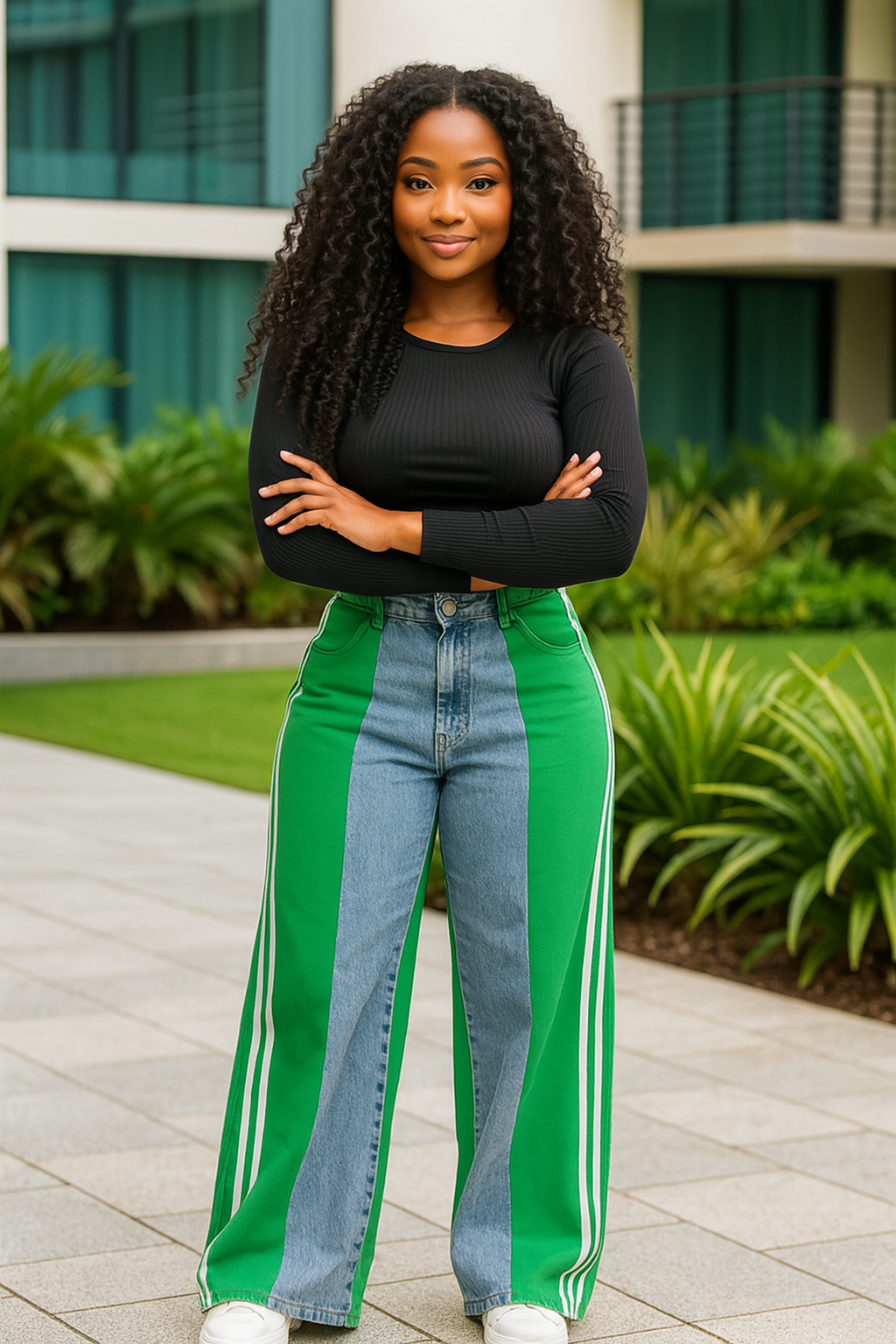 ColorBlock Jeans