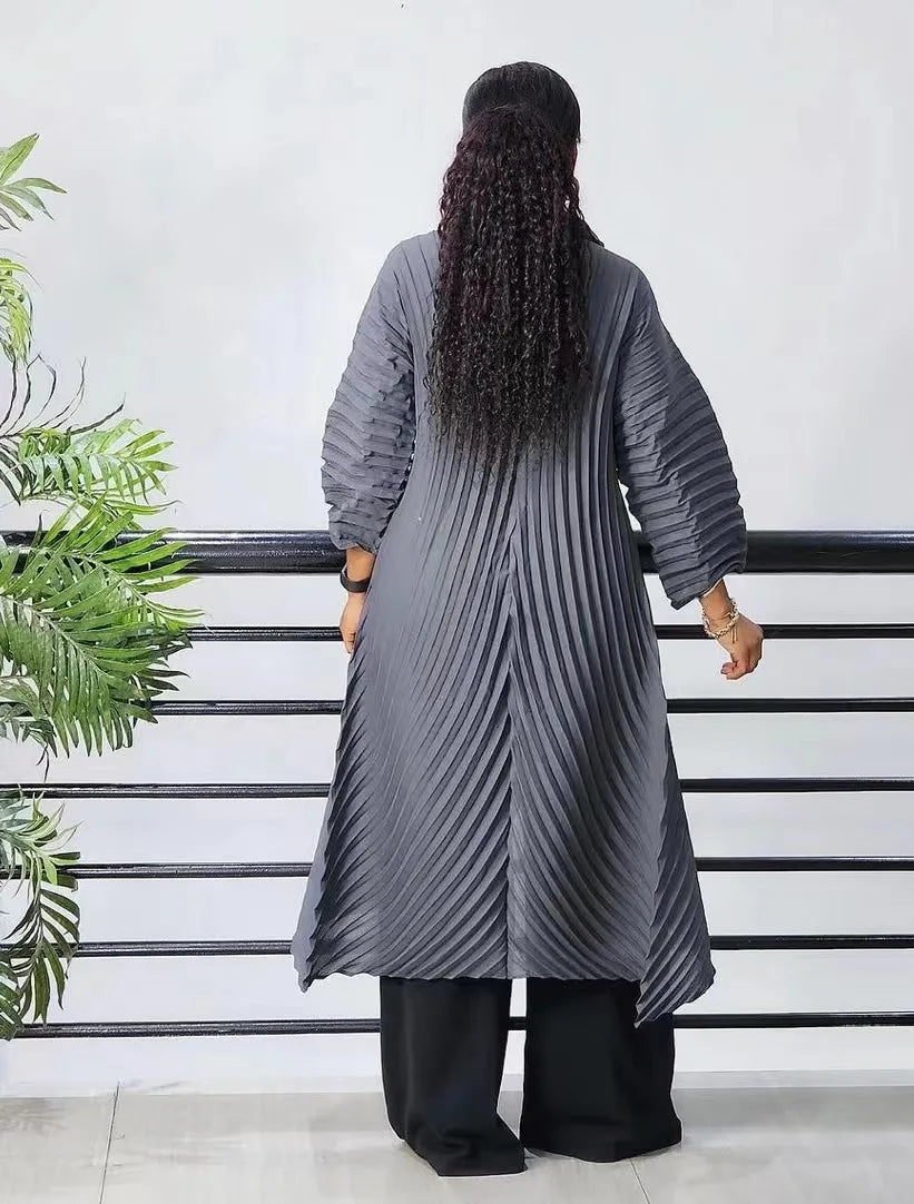 Pleated Trench
