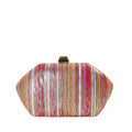 Striped Clutch
