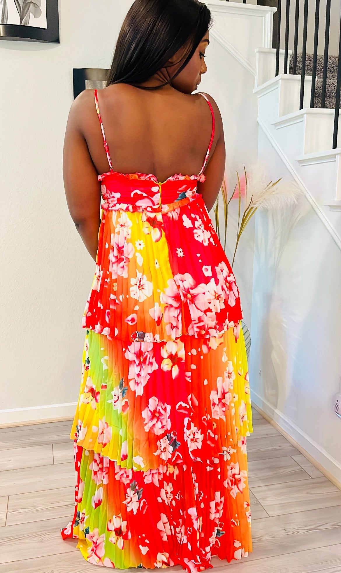liz maxi dress Liz Maxi Dress Ditsy Print